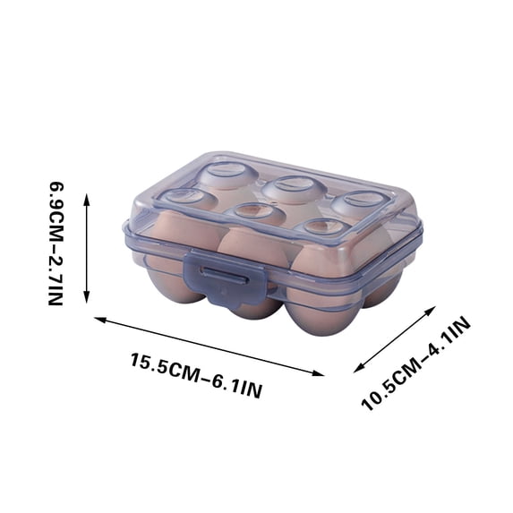 Qholemyo Portable Stackable Airtight Food Storage Containers With Lids Food Grade Kitchen Refrigerator Household Preservation Box
