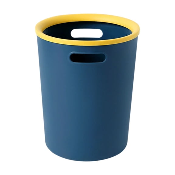 Qholemyo Pressure Type Large Plastic Trash Can Household Kitchen Basket Bedroom Bathroom Classification Small Trash Bucket Indoor Waste Bin