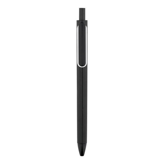 Qholemyo Push-Type Unisex Pen - 0.5mm Black Carbon Signature Ballpoint Pen, Nice-Grade Office & Student Water-Based Pen (1.5ml)
