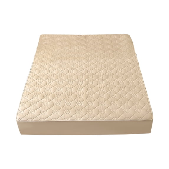 Qholemyo Queen Size Sheet Set Non Slip Fitted Bed Sheet Cotton Quilted Winter Warm Mattress Cover