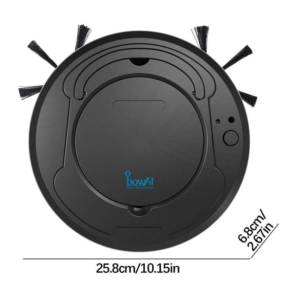 Qholemyo Quiet Strong Suction Self-Charging Pet Hair Intelligent Sweeping Robot Fully Automatic Household Cleaning Machine Mopping Vacuum Cleaner for Room