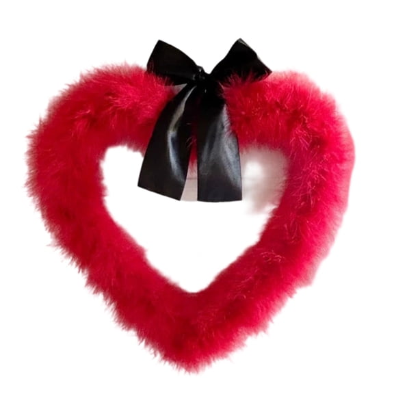 Qholemyo Red Pink Heart Valentines Welcome Doormat Sweet Indoor Outdoor Rug Perfect For Valentine's Day Home Decor Love Themed Front Porch Decoration