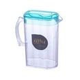 thumbnail image 1 of Qholemyo Refrigerator Cold Kettle Fruit Tea Pitcher Lemonade Drink Dispenser Beverage Container For Kitchen Home Party Bar Wedding, 1 of 9