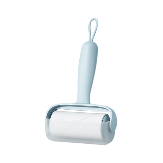 Qholemyo Replaceable Hot Melt Adhesive Lint Roller Portable Lint Remover With Hook Wall Mounted Storage Pet Hair Roller