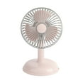 thumbnail image 1 of Qholemyo Retro Style Portable Desk Fan USB Rechargeable Small Cooling Fan For Home Office, 1 of 5