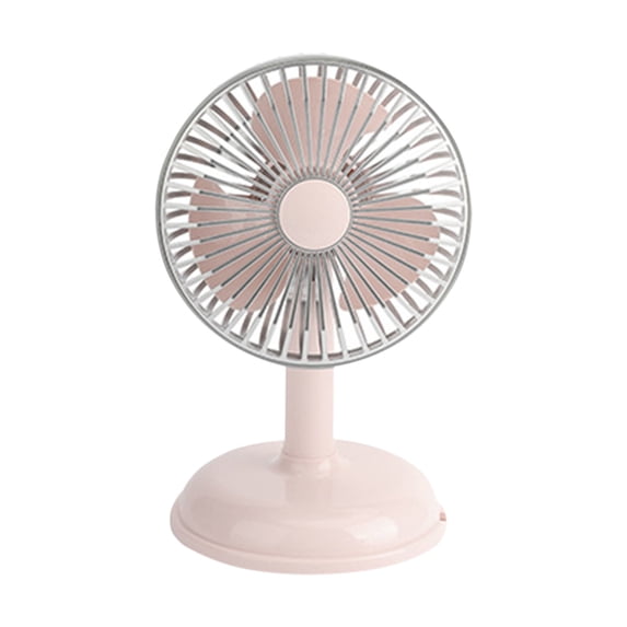 Qholemyo Retro Style Portable Desk Fan USB Rechargeable Small Cooling Fan For Home Office