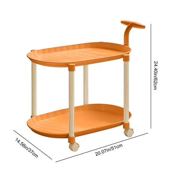 Qholemyo Rolling Side Table With Wheels Cream Mobile End Table Bedroom Nightstand Living Room Table Portable Nesting Table For Small Spaces Nightstand With Storage Bedroom Nightstand Dorm Night Stand