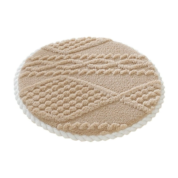 Qholemyo Round Sponge Plush Chair Pad Children's Thick Non Slip Tea Chair Round Stool Cushion Round Chair Seat Cushion Thick Seat Cushion