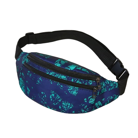 Qholemyo Running Belt Fanny Pack Adjustable Belt Bag With Water Bottle Holder For Sports