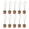 thumbnail image 1 of Qholemyo Set Of 10 Felted Acorns With Natural Cap Thanksgiving Ornaments Felted Wool Acorns Natural Wool Felted Ornaments For Fall Christmas artificial plants faux plants indoor fall floral stems, 1 of 5