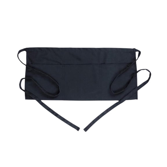 Qholemyo Short Half Waist Kitchen Apron For Women Men Server Waiter BBQ Cooking Apron Gardening Work Clothes