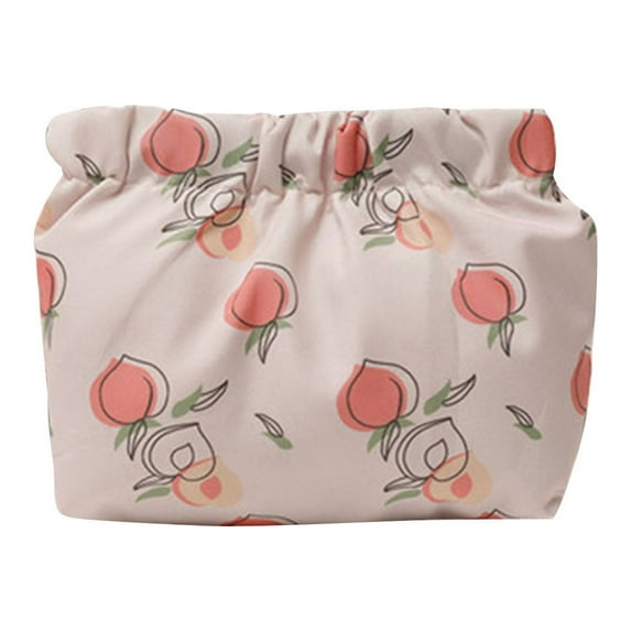 Qholemyo Shrapnel Printed Mini Storage Bag Multi Functional Key Lipstick Coin Purse Cosmetic Pouch Travel Essentials