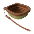 thumbnail image 1 of Qholemyo Silicone Foldable Pet Bowl Feeding Bowl Portable Pet Food Bowl With Hanging Rope For Small Pets Outdoor Use, 1 of 5