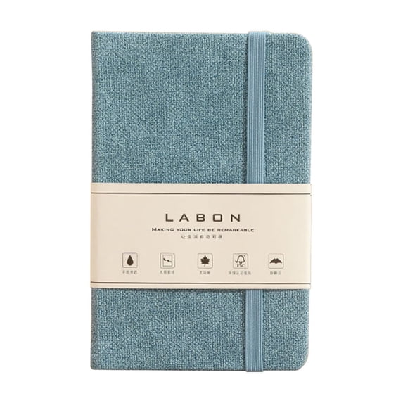 Qholemyo Small A6 Hardcover Journal Lined Notebook For Women Men Work And Travel