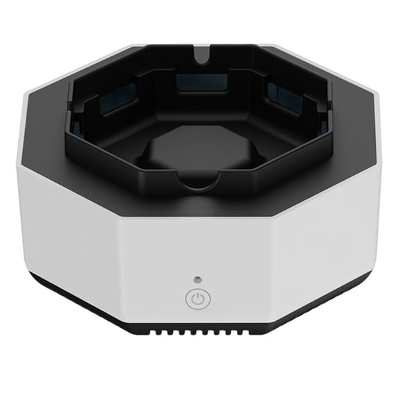 Qholemyo Small Air Purifiers Multifunctional Cigarette Sootless Ashtray Negative Ion Indoor Air Purifiers For Home Office Use