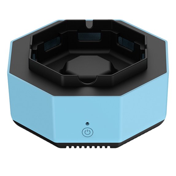 Qholemyo Small Air Purifiers Multifunctional Cigarette Sootless Ashtray Negative Ion Indoor Air Purifiers For Home Office Use