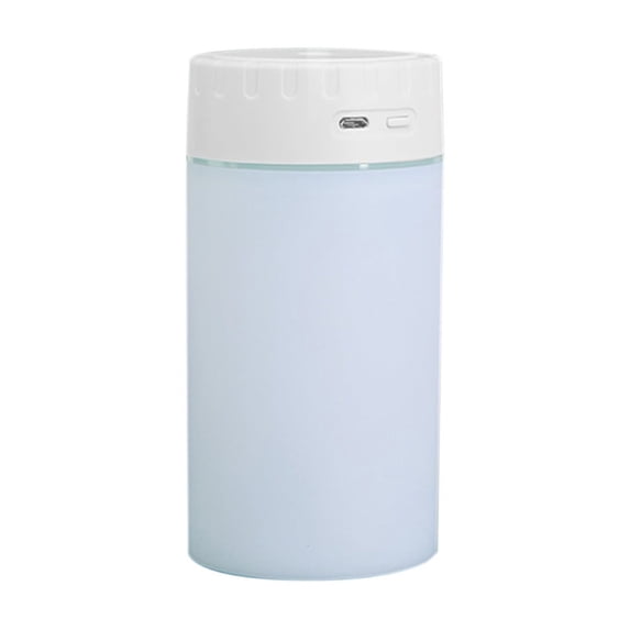 Qholemyo Small Humidifier Desktop Humidifier Tower Shaped Usb Home Goods Cool Mist Humidifier For Bedroom Office Car With Color Ambient Light