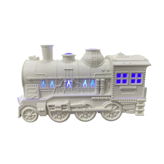 Qholemyo Small Humidifier Desktop Humidifier Train Coil Shaped Aromatherapy Machine Oil Diffuser For Home Bedroom No Remote Control