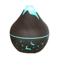 thumbnail image 1 of Qholemyo Small Humidifier Wood Grain Usb Powered Color Changing Aroma Diffuser Silent Night Light Cool Mist Desktop Device Home Goods, 1 of 9