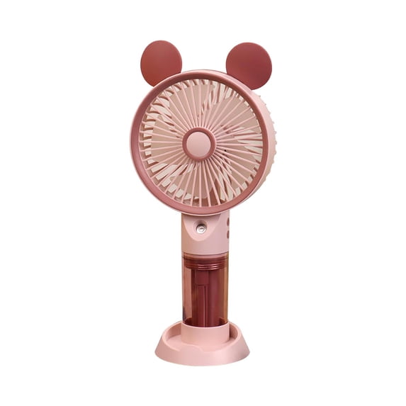 Qholemyo Small Portable Handheld Misting Fan USB Rechargeable Mini Cooling Fan For Travel Home Office Outdoor