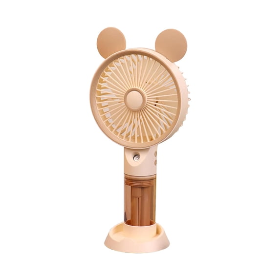 Qholemyo Small Portable Handheld Misting Fan USB Rechargeable Mini Cooling Fan For Travel Home Office Outdoor