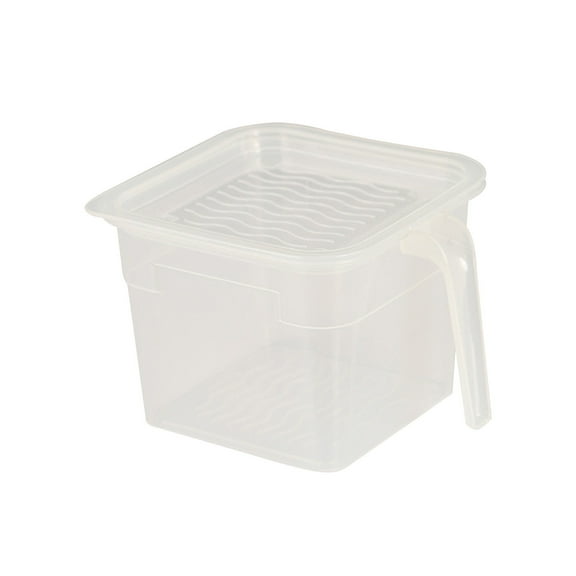 Qholemyo Small Transparent Plastic Airtight Food Storage Containers With Lids Refrigerator Vegetable Fruit Sorting Fresh Box