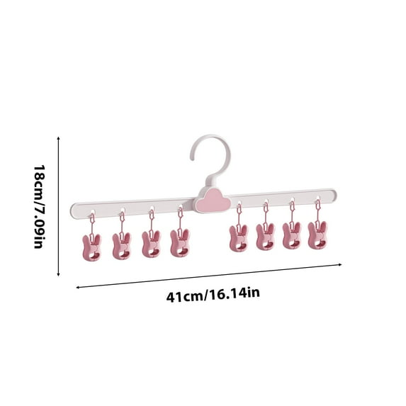 Qholemyo Socks Clip Baby Drying Socks Artifact Cute Children's Clothes Hanger Household Multi Clip Avoid Drop Clothes Clip Clothes Clip Clips For Clothes Hangers