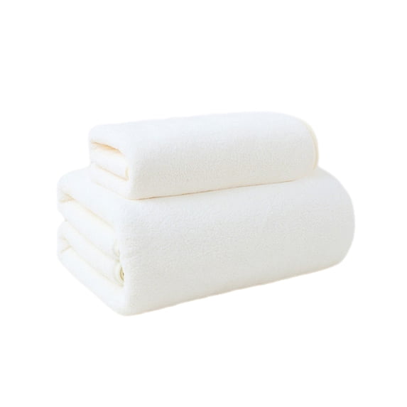 Qholemyo Soft Linen 1Pc Towel Set 1 Bath Towel 1 Washcloth Towels For Bathroom Towel Set For Adults Highly Absorbent And Towel Set Cotton Bath Towels