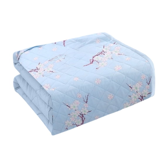 Qholemyo Soft Quilt Thin Summer Quilt Lightweight Bed Quilt For Dormitory Cooling Blanket Coverlet
