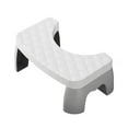 thumbnail image 1 of Qholemyo Soft Toilet Stool Bathroom Hair Non-slip Treading Stool Office Padded Footstool Squatting Stool For Bathroom Toilet Squatting Stool Squat Stool, 1 of 5