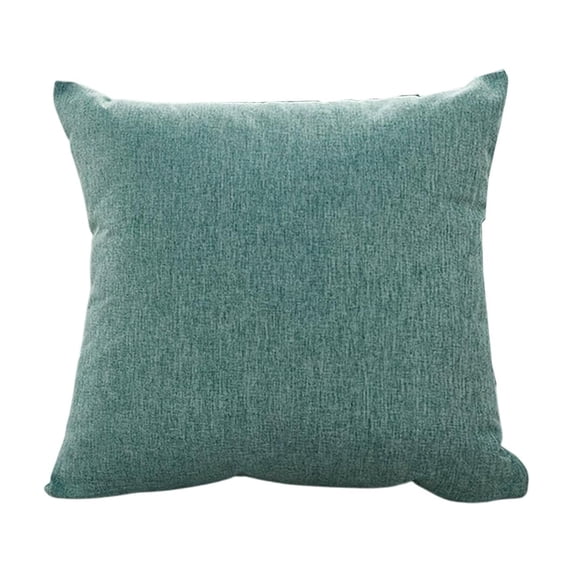 Qholemyo Solid Bean Velvet Decorative Throw Pillow Soft Lumbar Support Cushion Set For Sofa Living Room Bedside