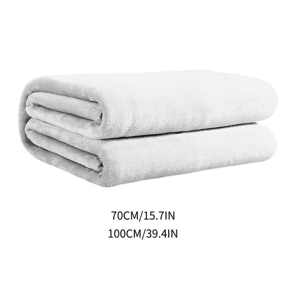 Qholemyo Solid Color Double-sided Flannel Throw Blanket Summer Air Conditioning Blanket Office Nap Blanket All Season Thin Soft Blanket For Couch