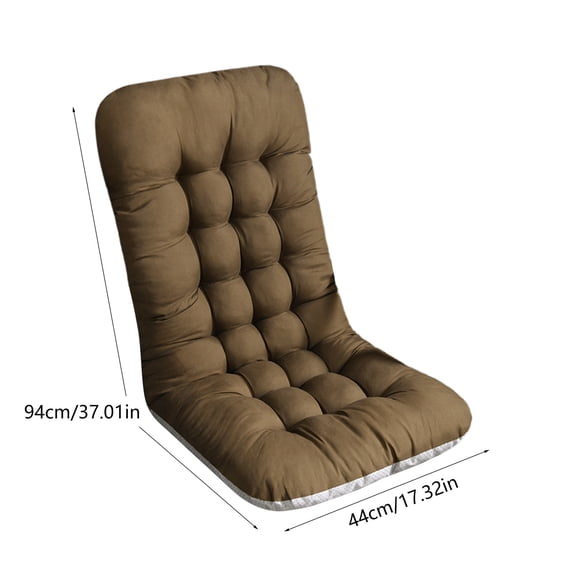 Qholemyo Solid Color Integrated Thickened Winter Office Cushion Recliner Rocking Chair Butt Cushion Warm Comfortable For Home