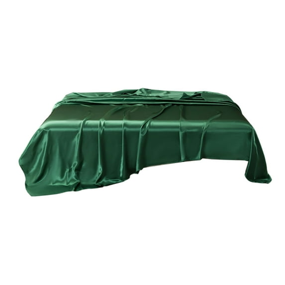 Qholemyo Solid Color Luxurious Silk Bed Sheets - Skin-Friendly & Washable, Soft Sheets for Premium Bedding