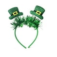 thumbnail image 1 of Qholemyo St Patricks Day Accessories Green Decorations Colorful Stripe Tassel Headband Irish Festival Party St Patricks Day Headpiece, 1 of 2