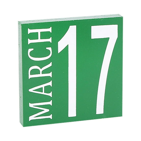 Qholemyo St Patricks Day Decorations Green Home Decor Shamrock Decor Irish Festival Wooden Decorations Spring Home Party Decor