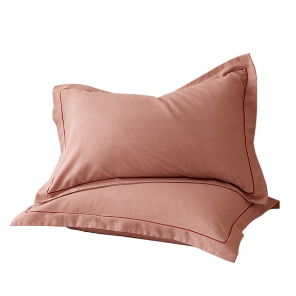 Qholemyo Standard Size Polyester Microfiber Pillow Covers Hotel Quality Super Soft Breathable Pillowcase Set Comfortable For Bedding Home Goods