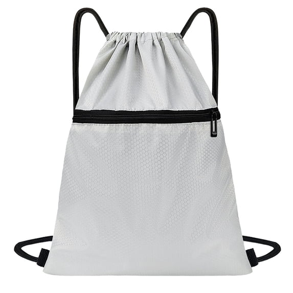 Qholemyo Storage And Organization Oxford Cloth Waterproof Drawstring Backpack Travel Essentials Fitness Sports Organizer With Extra Small Pocket