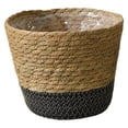 thumbnail image 1 of Qholemyo Straw Plants Woven Basket Planter Flower Pot Cover Storage Basket Home Decor Indoor Planters, 1 of 3