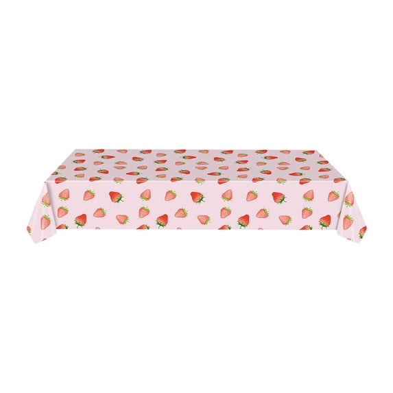 Qholemyo Strawberry Party Theme Disposable Dinnerware Set Party Plates Set Plates And Napkins Party Supplies