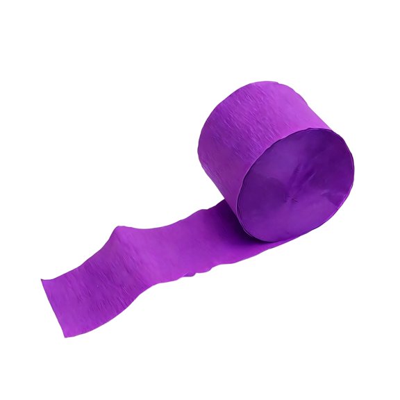 Qholemyo Stretchable Crepe Paper Ribbon Bright Streamer For Graduation Bridal Shower Christmas Handmade Crafts