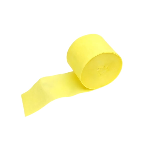 Qholemyo Stretchable Crepe Paper Ribbon Vibrant Streamer For Birthday Christmas Wedding Party Scene Layout