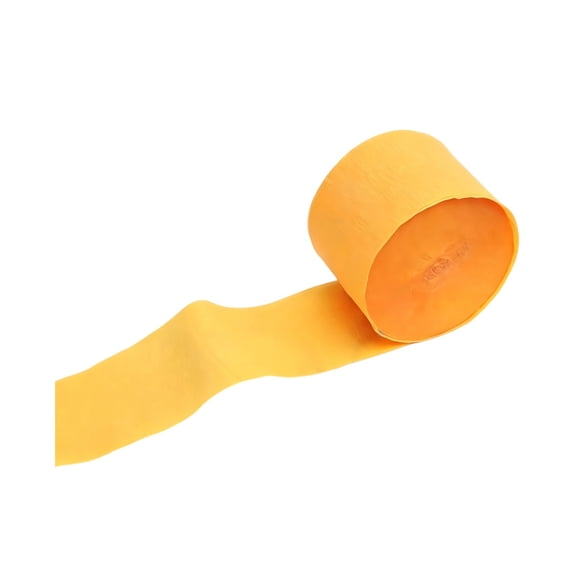 Qholemyo Stretchable Crepe Paper Ribbon Vibrant Streamer For Birthday Christmas Wedding Party Scene Layout