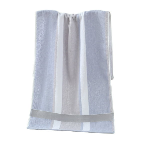 Qholemyo Striped Hand Towel 13 X 28 Inch Household Towel, Absorbent, Thick & Soft