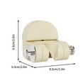 thumbnail image 1 of Qholemyo Suction Cup Shower Bracket Shower Head Hooks Shower Head Holder Handheld Shower Head Holder Shower Head Wall Mount, 1 of 2
