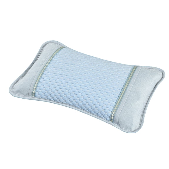 Qholemyo Summer Ice Silk Bean Bag Pillowcase - Home Use, Detachable & Washable, Cool Texture For Neck Protection, Fits My Pillow