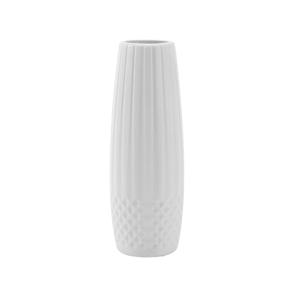 Qholemyo Tall Imitation Glazed Plastic Vase Decorative Vase For Dried Flowers Home Decor Living Room TV Cabinet Decor