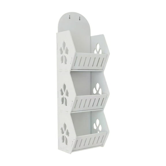 Qholemyo Three-Layer Wall-Mounted Bathroom Storage Rack - Suitable For Living Room, Bedroom And Bathroom Shower Room Storage, Saves Bathroom/Laundry Room Space