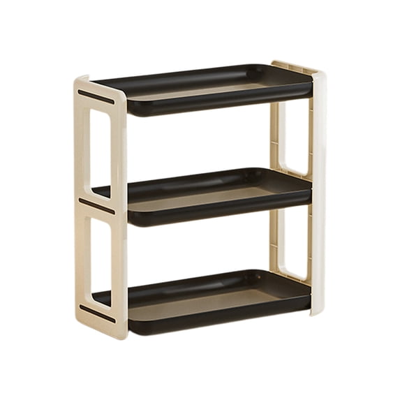 Qholemyo Three-tier Desk Organizer And Dispenser Mail Rack with Storage Desk Organization Kitchen Spice Rack Or Bathroom Countertop Organizer