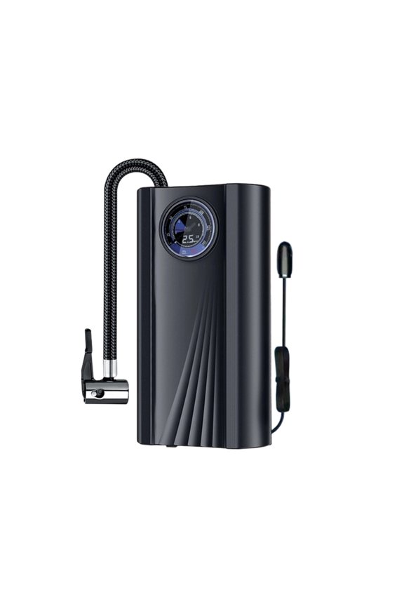 Tire Inflator Air Pump Air Compressor Car Mounted Air Pump Mini Car Inflator Portable Pointer Pump Electrics Air Pump